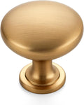 Ravinte Champagne Bronze Cabinet Knobs 25 Pack - Durable Euro Style