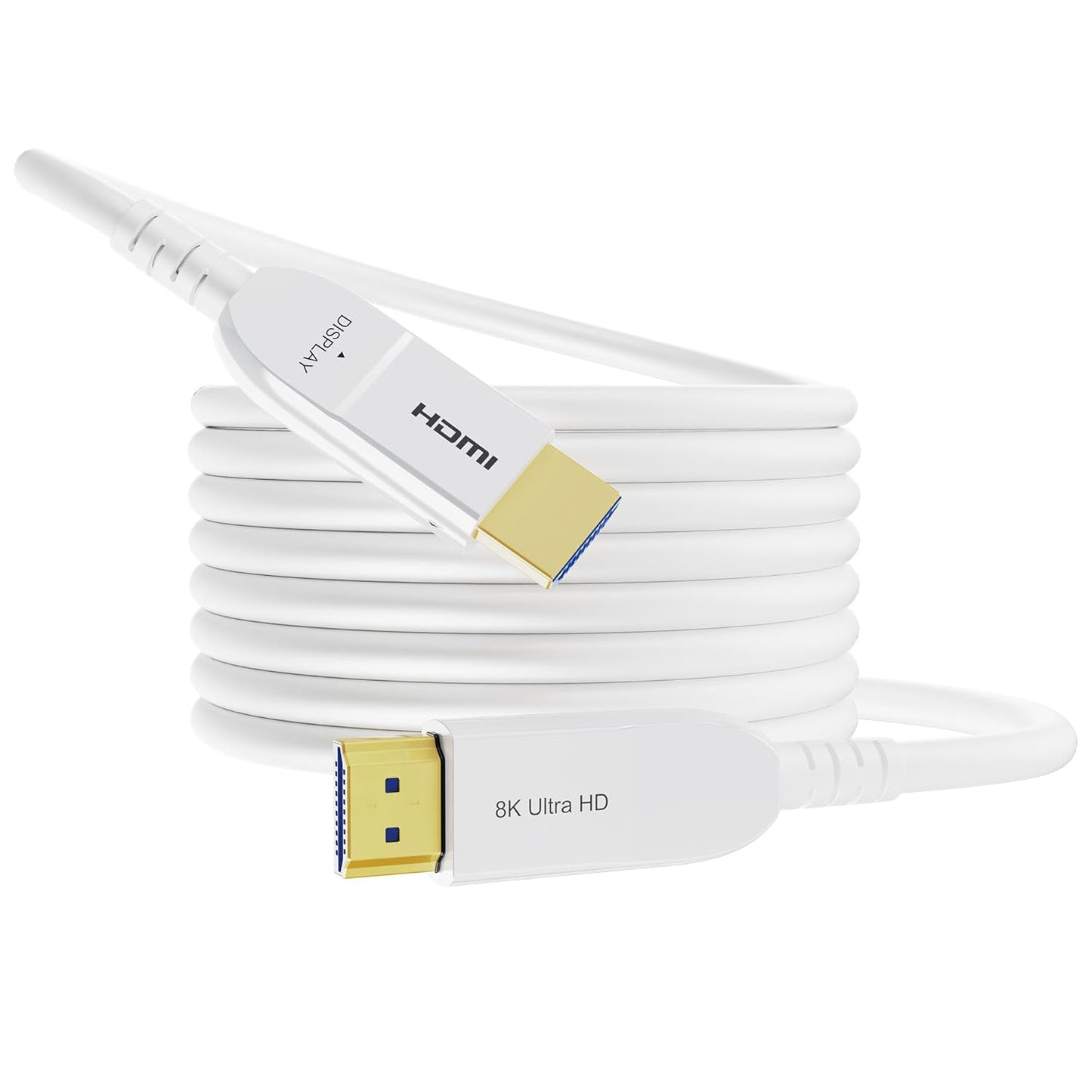 8K Fiber Optic HDMI Cable 50FT for Ultimate Video Experience