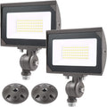 50W Outdoor LED Flood Light With 1/2ft Knuckle Mount - Bright 6000LM