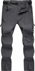Men's Quick-Dry Hiking Cargo Pants - Lightweight Water Resistant