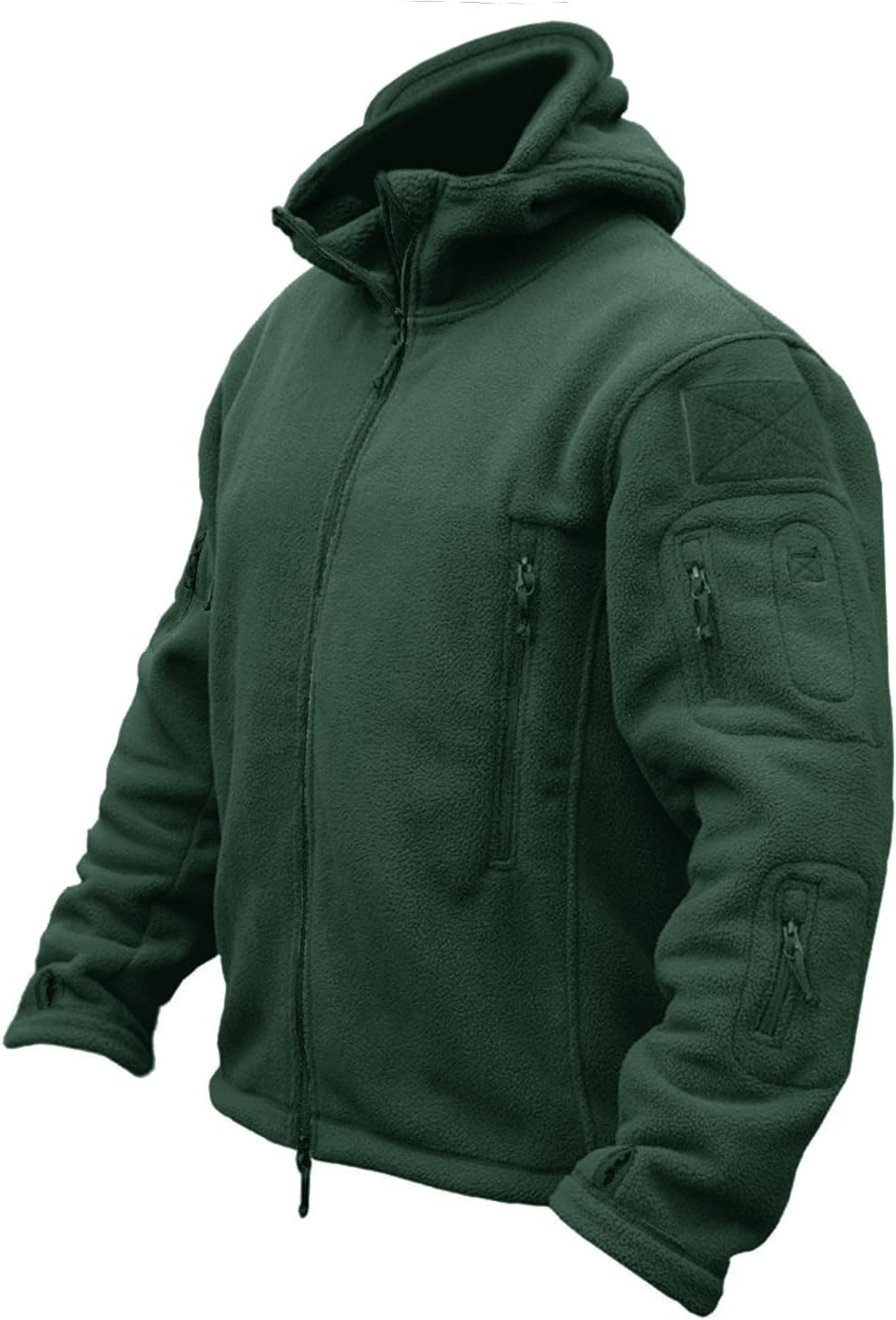 CRYSULLY Men's Military Tactical Sport Warm Fleece Jacket Coats