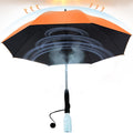 Rechargeable Cooling Umbrella with Fan and Mist - Outdoor UV Shield