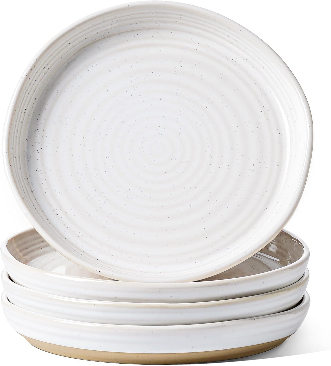 LE TAUCI 8 Inch Salad Plates Set of 4 for Appetizers & Desserts