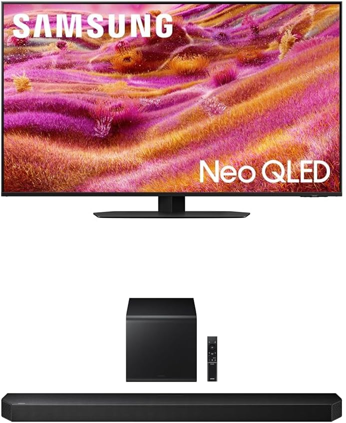 Samsung 50-Inch Neo QLED 4K Smart TV with Dolby Atmos Soundbar
