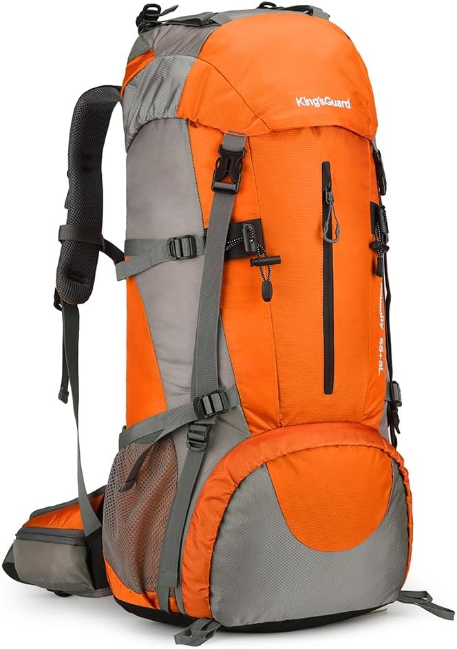 70L Waterproof Camping Hiking Backpack with Rain Cover