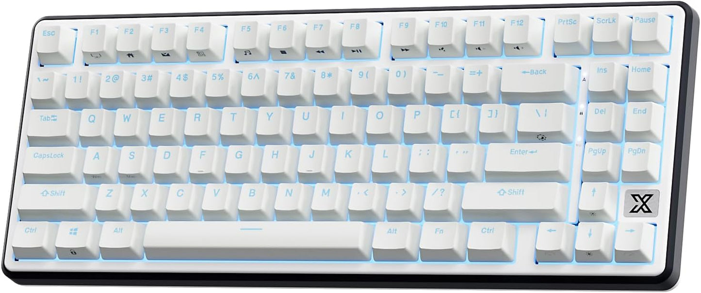 RK ROYAL KLUDGE X87 Mechanical Keyboard with Ice-Blue Backlight