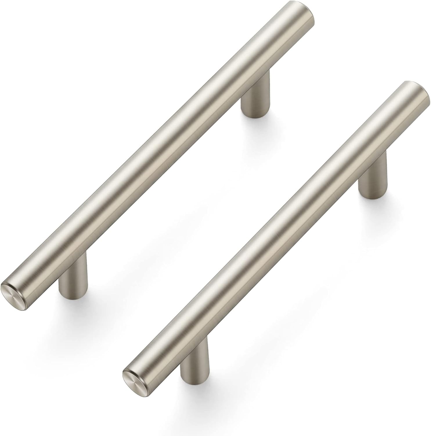Brushed Nickel Cabinet Pulls 45 Pack for Kitchen Cabinets