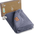100% Organic Cotton Baby Knitted Blanket 30x40 in - GOTS Certified