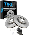Front Brake Pad and Rotor Set Ceramic Vented Rotors - Direct Fit