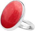 Natural Amazonite Crystal Ring for Women - 925 Sterling Silver