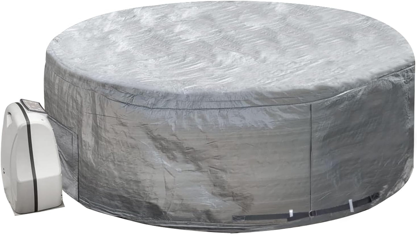 UCEDER Insulated Inflatable Hot Tub Cover for Year-Round Use