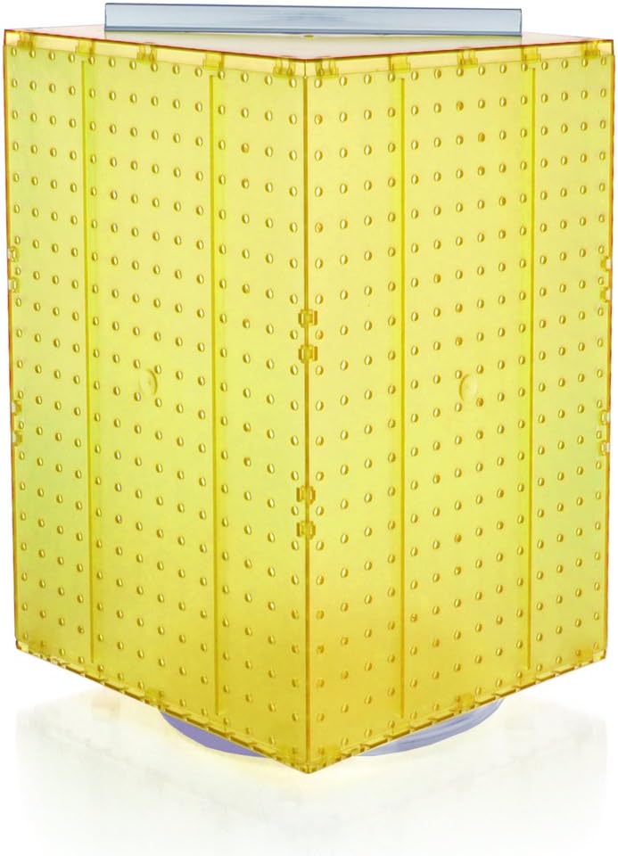 Azar Displays 701414-YEL Rotating Stand for Retail Displays