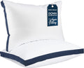 Utopia Bedding Queen Bed Pillows Set of 2 (Navy) - Cooling Comfort
