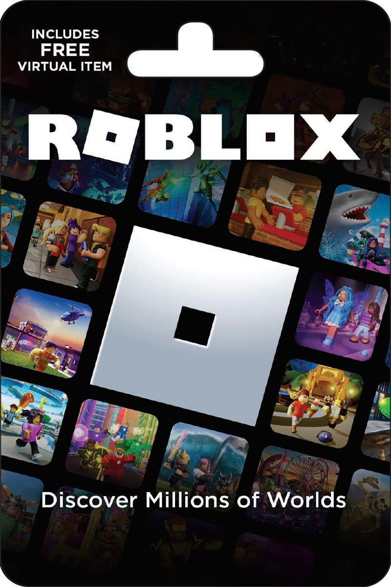 Roblox Gift Card for Robux and Exclusive Virtual Items