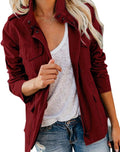 Women Military Anorak Jacket - Cotton Shell Lightweight Parka