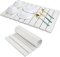 Large Stone Drying Mat for Kitchen Counter - Fast Dry, 24x16 in
