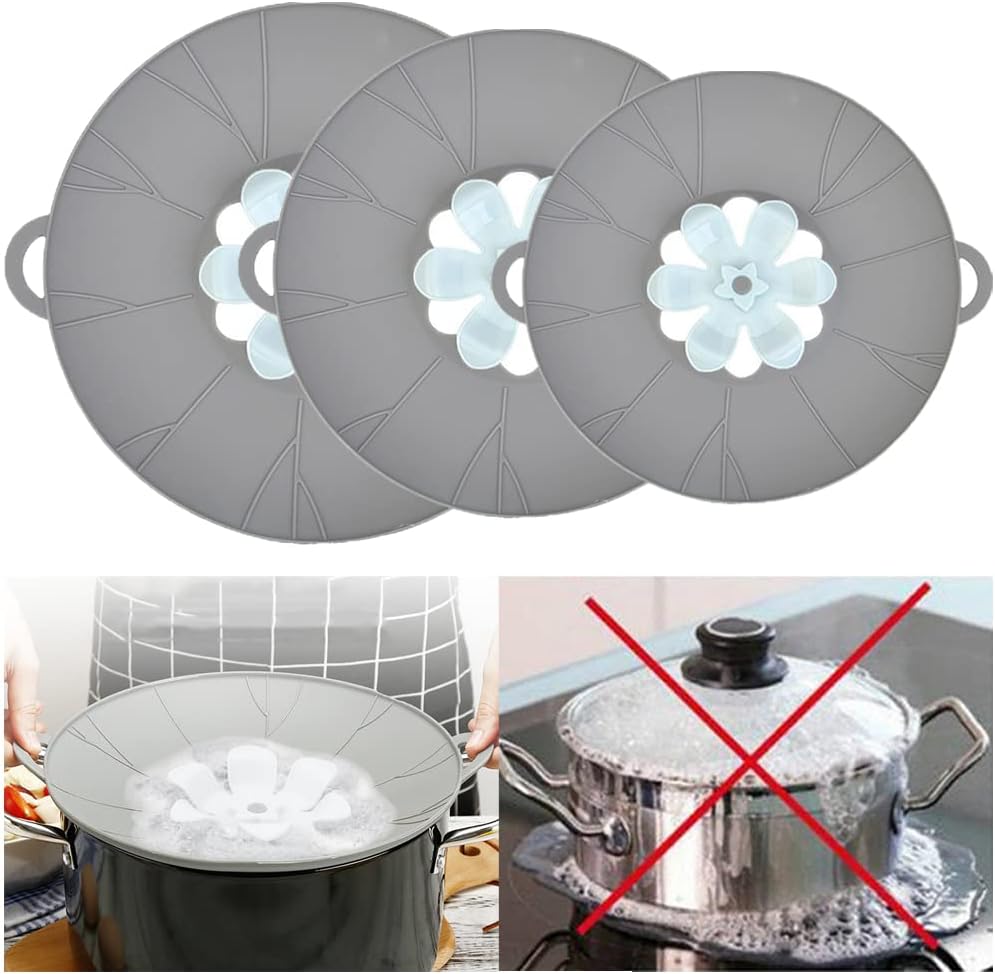 URMONA Splatter Lid Set - Boil Safeguard Trio