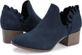 Fashare Womens Fall Cutout Booties Ankle Heels - Versatile Dress Boot