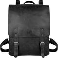 LXY Vegan Leather Backpack Vintage Laptop Bookbag for Women Men