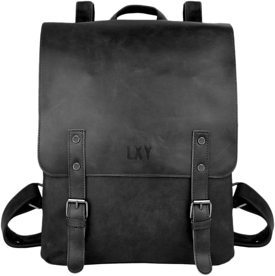 LXY Vegan Leather Backpack for Stylish Travel and Daily Use