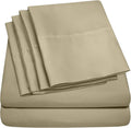 Full Size Bed Sheets 6 Piece 1500 Supreme Collection - Sage
