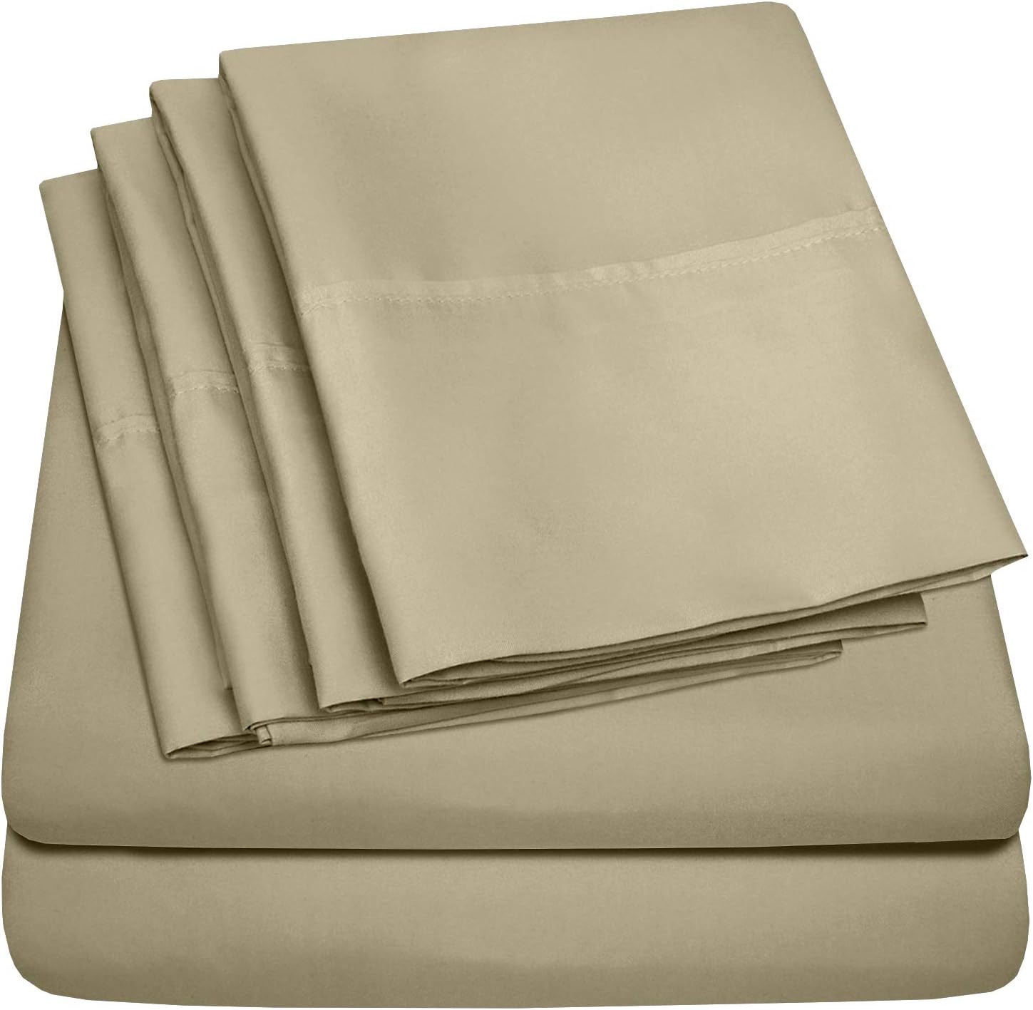 Full Size Bed Sheets Set - 1500 Supreme Collection in Sage