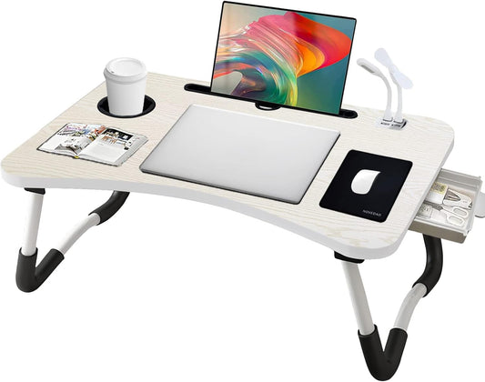 Foldable Lap Desk with USB Port - Multi-Function & Portable