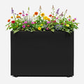 IDZO Metal Planter Box for Outdoor Plants and Privacy