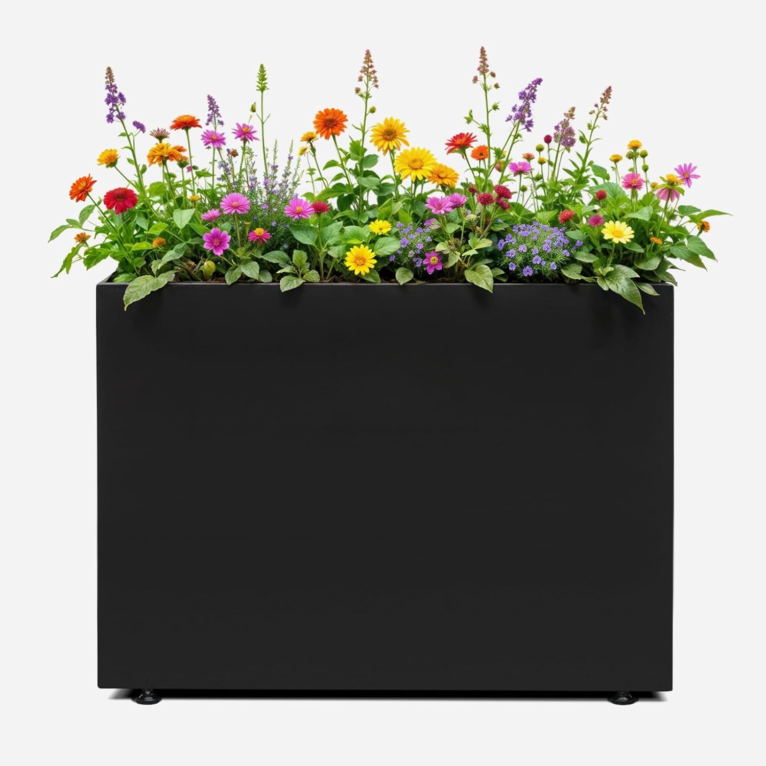 IDZO Metal Planter Box for Outdoor Plants and Privacy