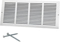 20W x 8H Steel Return Air Grille for Ceiling and Sidewall - Durable
