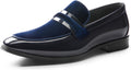 Bruno Marc Men's Tuxedo Patent Loafers for Elegant Style