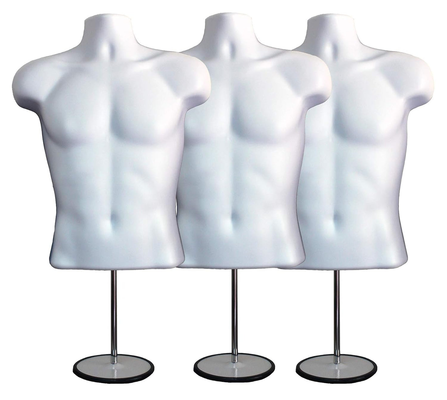 DisplayTown Male Mannequin Torso for Clothing Display and Design