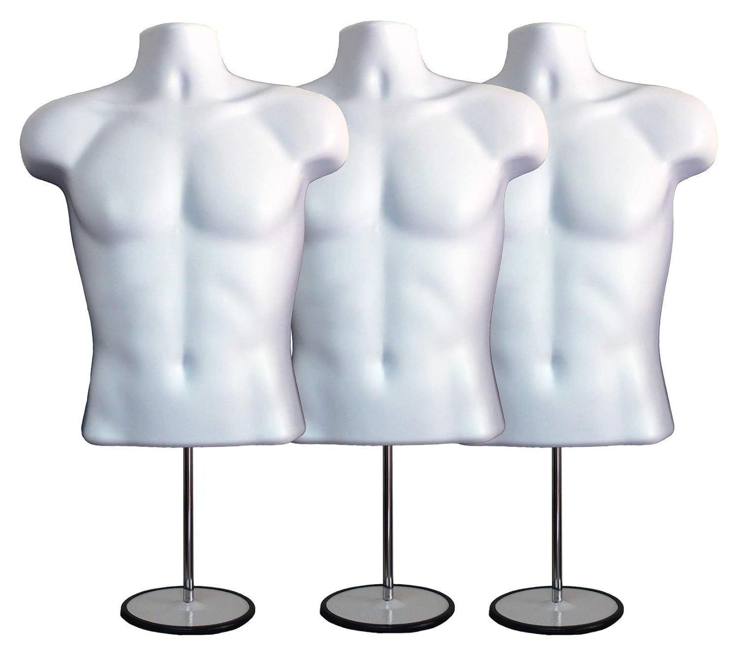 DisplayTown Male Mannequin Torso for Clothing Display and Design