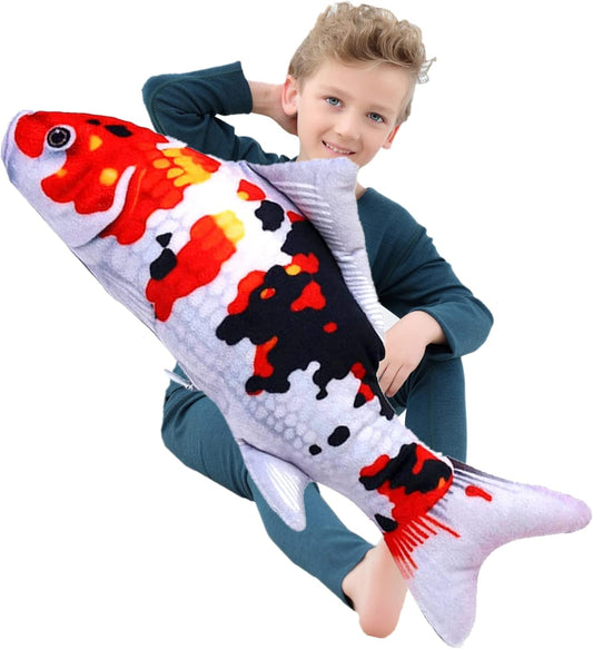 XIYUAN 31.5 Simulation Fish Plush Toy for Cozy Home Decor