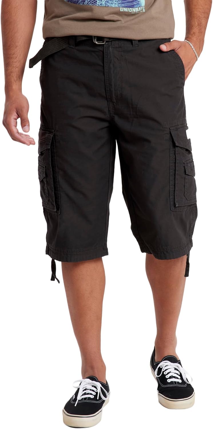 Unionbay Men's Cordova Belted Messenger Cargo Short Review