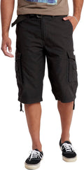 Unionbay Cordova Belted Messenger Cargo Short - Relaxed Fit Below Knee