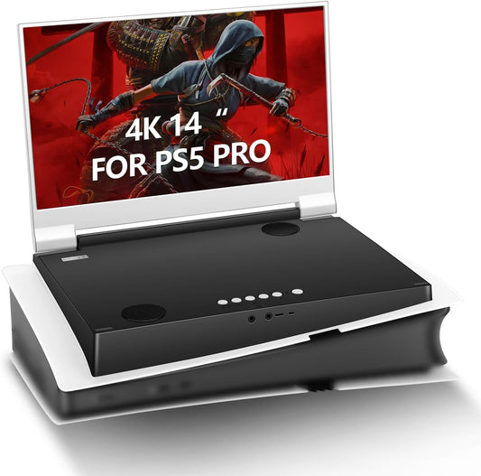 Ultimate Gaming Display: 14 4k Portable Monitor with PS5 Pro Integration