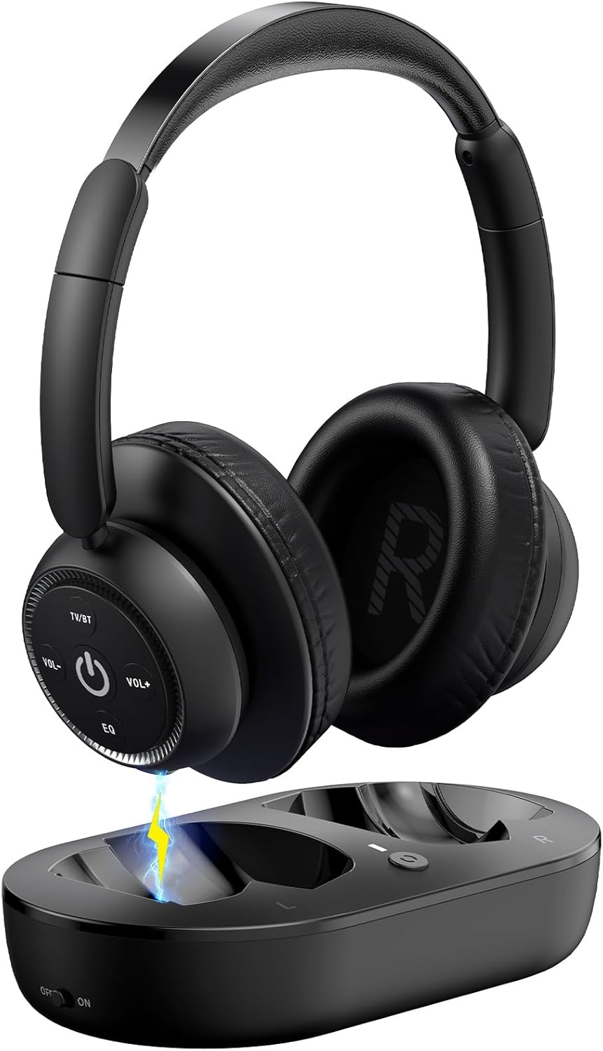 Wireless Headphones for TV Watching with Low Latency Audio