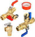 3/4 Inch Press Isolator Valve Kit for Tankless Water Heater Use