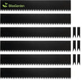 Metal Landscape Edging 6 Pack 40in L x 6in H - Heavy-Duty Garden