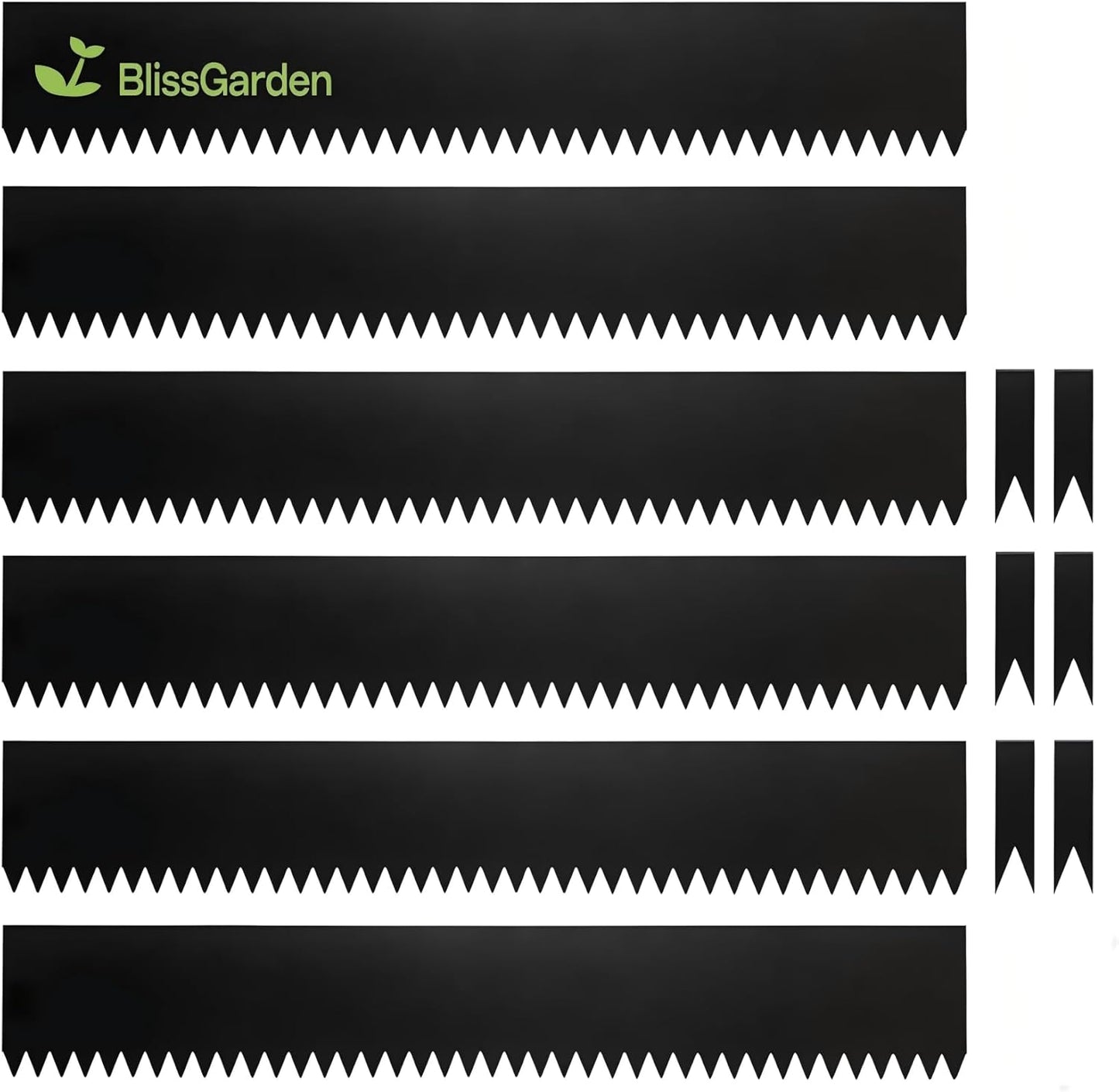 Metal Landscape Edging 6 Pack for Easy Installation and Flexibility