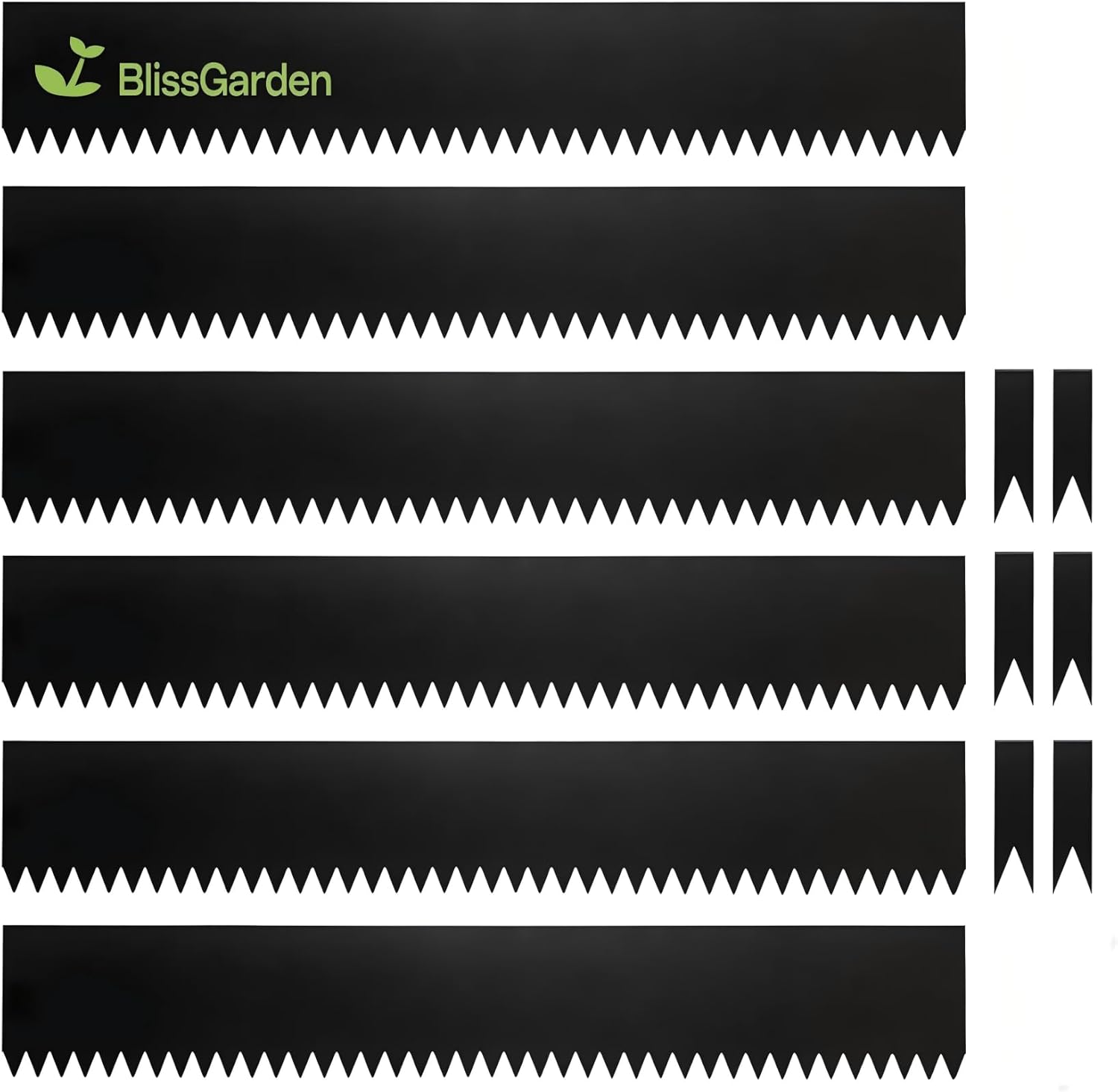 Metal Landscape Edging 6 Pack for Easy Installation and Flexibility