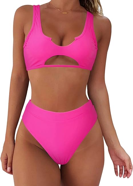 SUUKSESS Women Cutout Bikini Sets for Stylish Summer Fun