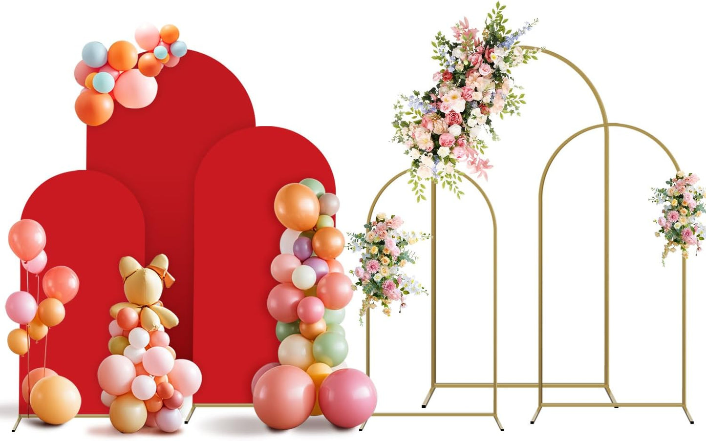 Arch Backdrop Stand and Cover Set for Stunning Events