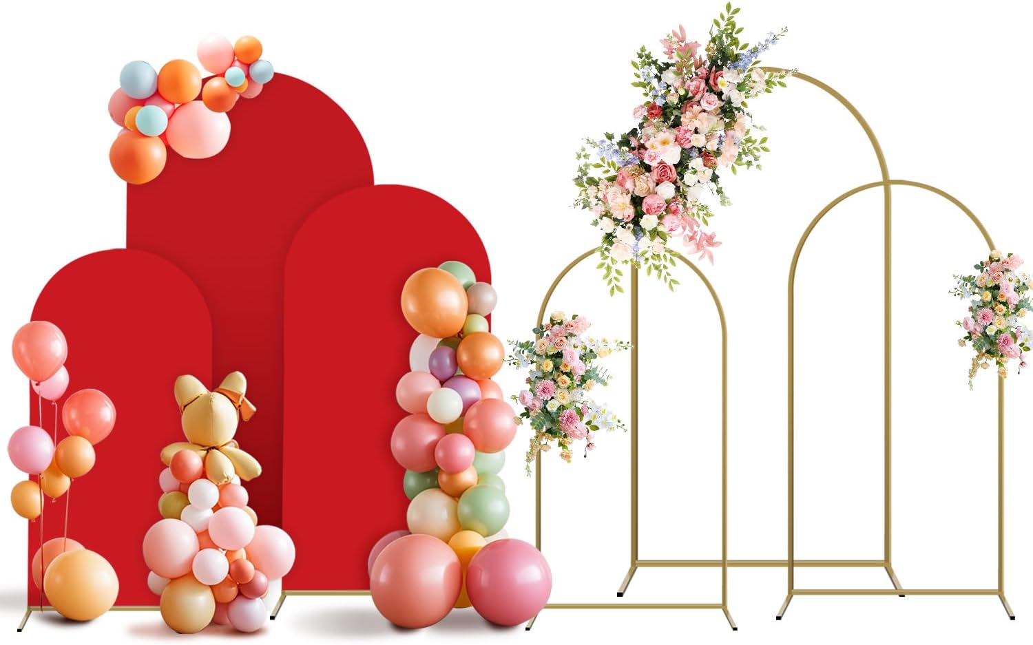 Arch Backdrop Stand and Cover Set for Stunning Events