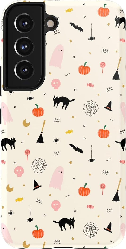 Casely Galaxy S22 Case - Cute Halloween Design for Protection