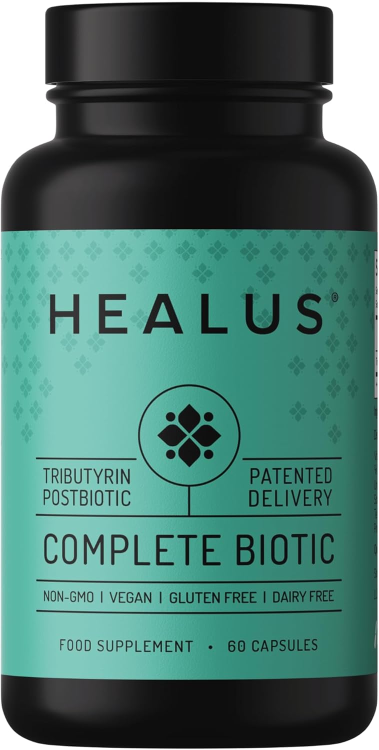 Healus Complete Biotic Postbiotic Supplement for Gut Health