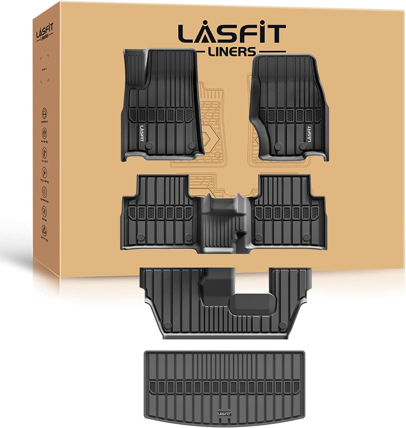 Custom Fit Floor Mats for Jeep Grand Cherokee L 2021-2025