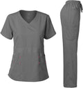 Dagacci Medical Uniform Women's Scrubs Set for Comfort and Style