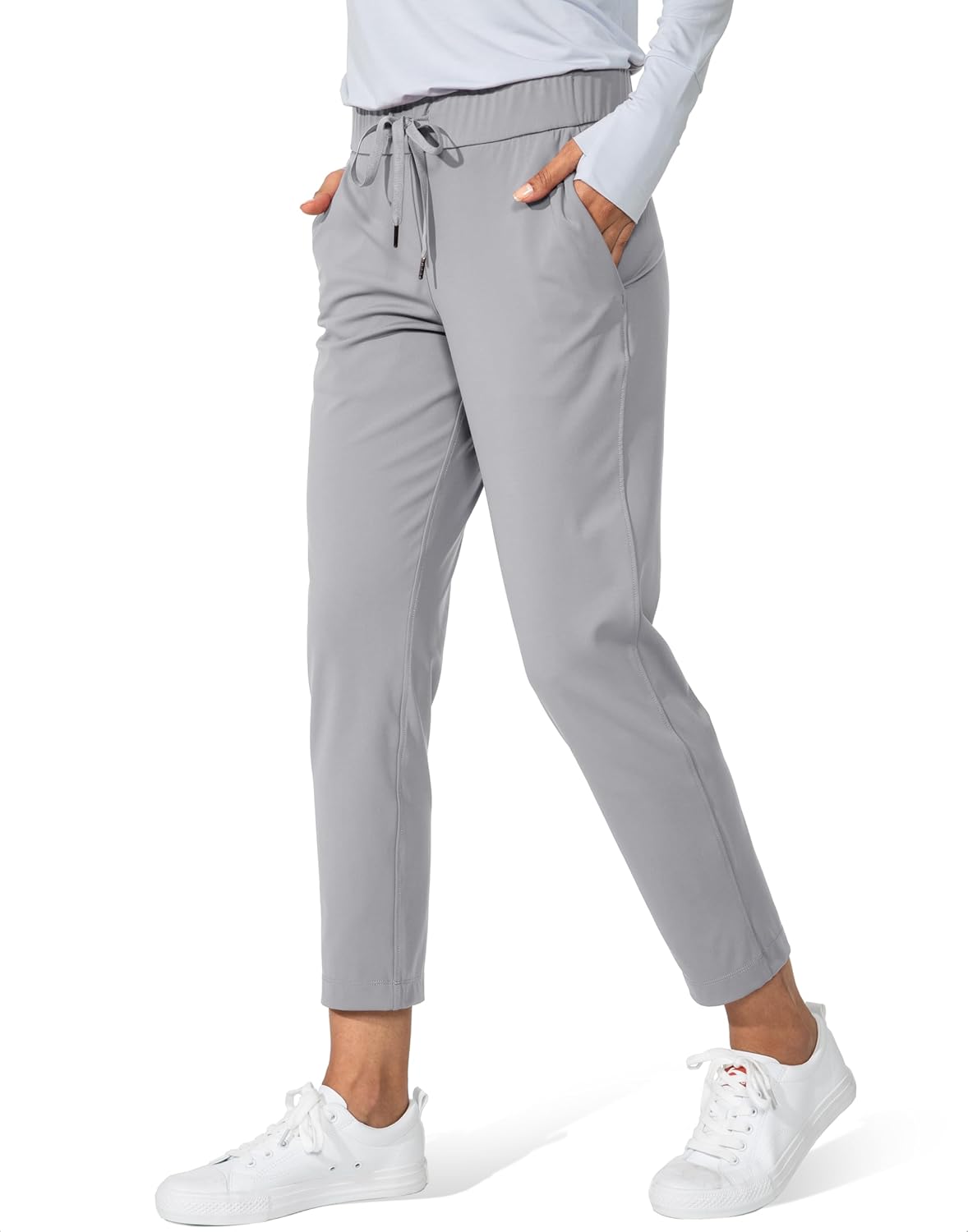 G Gradual Women's 7/8 Stretch Ankle Sweatpants for Active Life